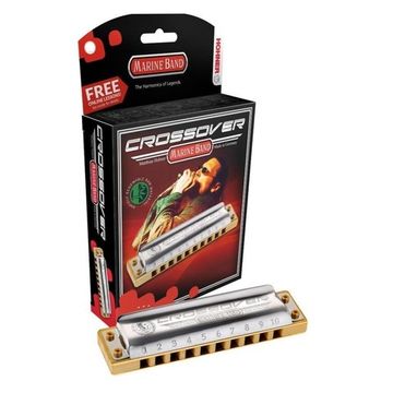 Губная гармоника диатоническая HOHNER Marine Band Crossover F#