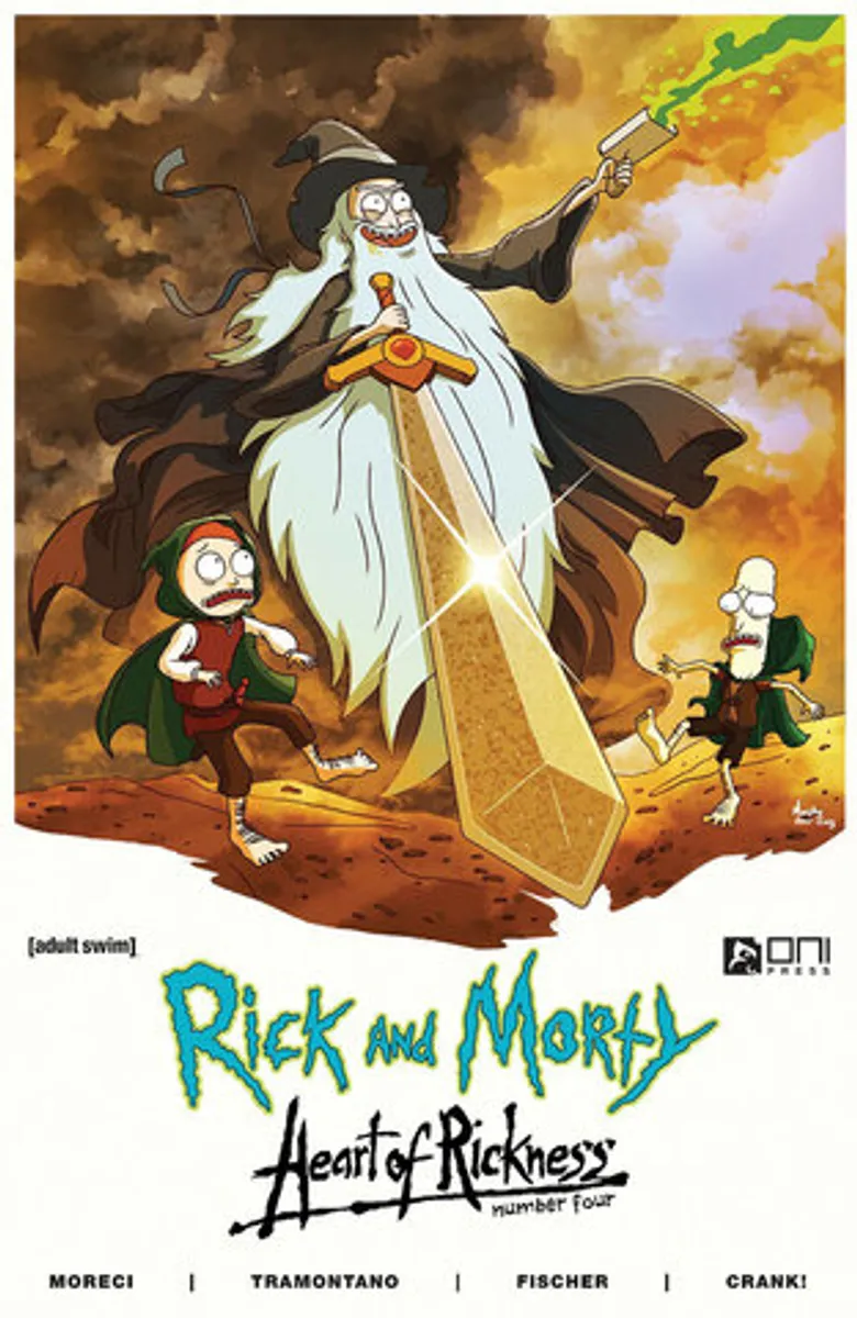 Rick And Morty Heart Of Rickness #4 (Cover B)