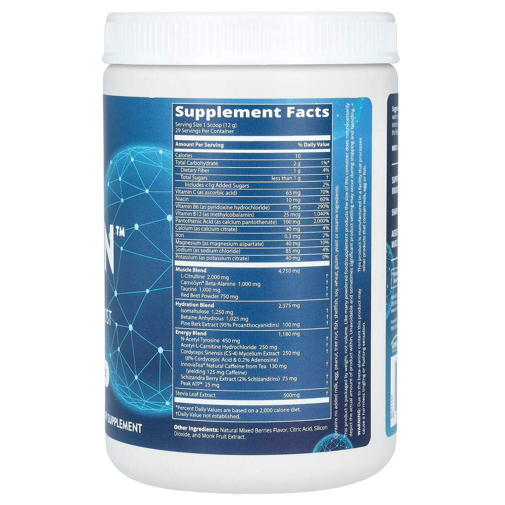 MRM Nutrition, DRIVEN, предтренировочная добавка, ягоды, 350 г (12,3 унции)