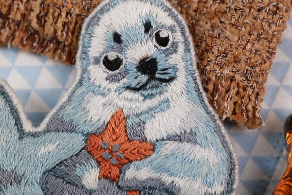 Набор для вышивания нитками Panna, Живая картина. Брошь. Белек, 5х6 см