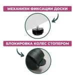 Доска магнитно-маркерная поворотная Attache Twist 100х150см
