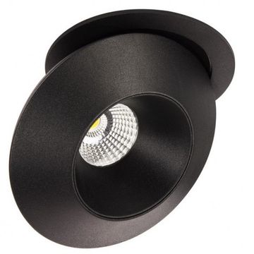 Встраиваемый светодиодный светильник 051207 черный 4000K 15W Orbe Lightstar