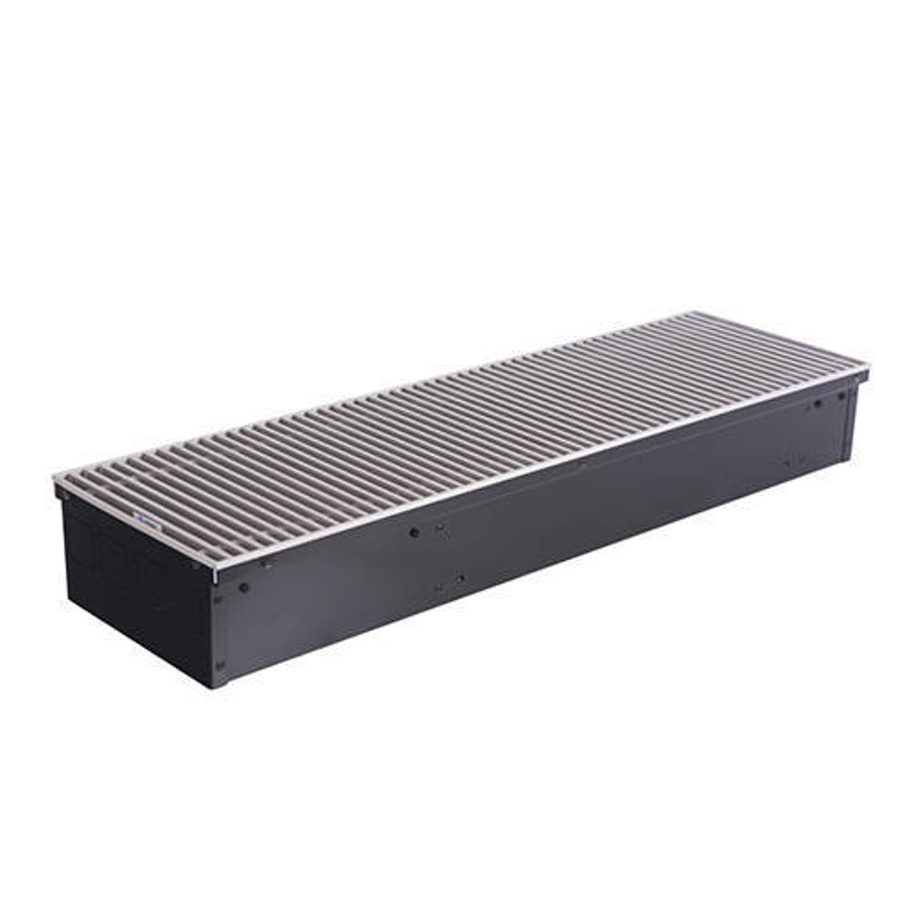 Конвектор внутрипольный STOUT - SCN 110x190x2400 мм (решетка роликовая, анодированный алюминий)