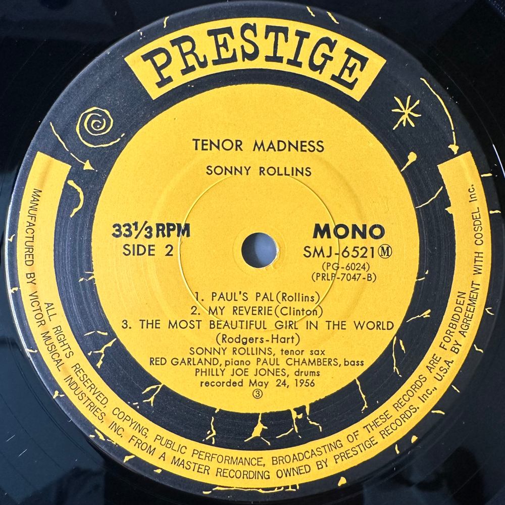 Sonny Rollins Quartet ‎– Tenor Madness (Япония 1976г.)