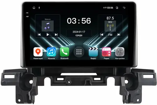 Магнитола для Mazda CX-5 KF 2017-2024+, CX-8 - FarCar S280 монитор 9.5" IPS на Android 13, CarPlay