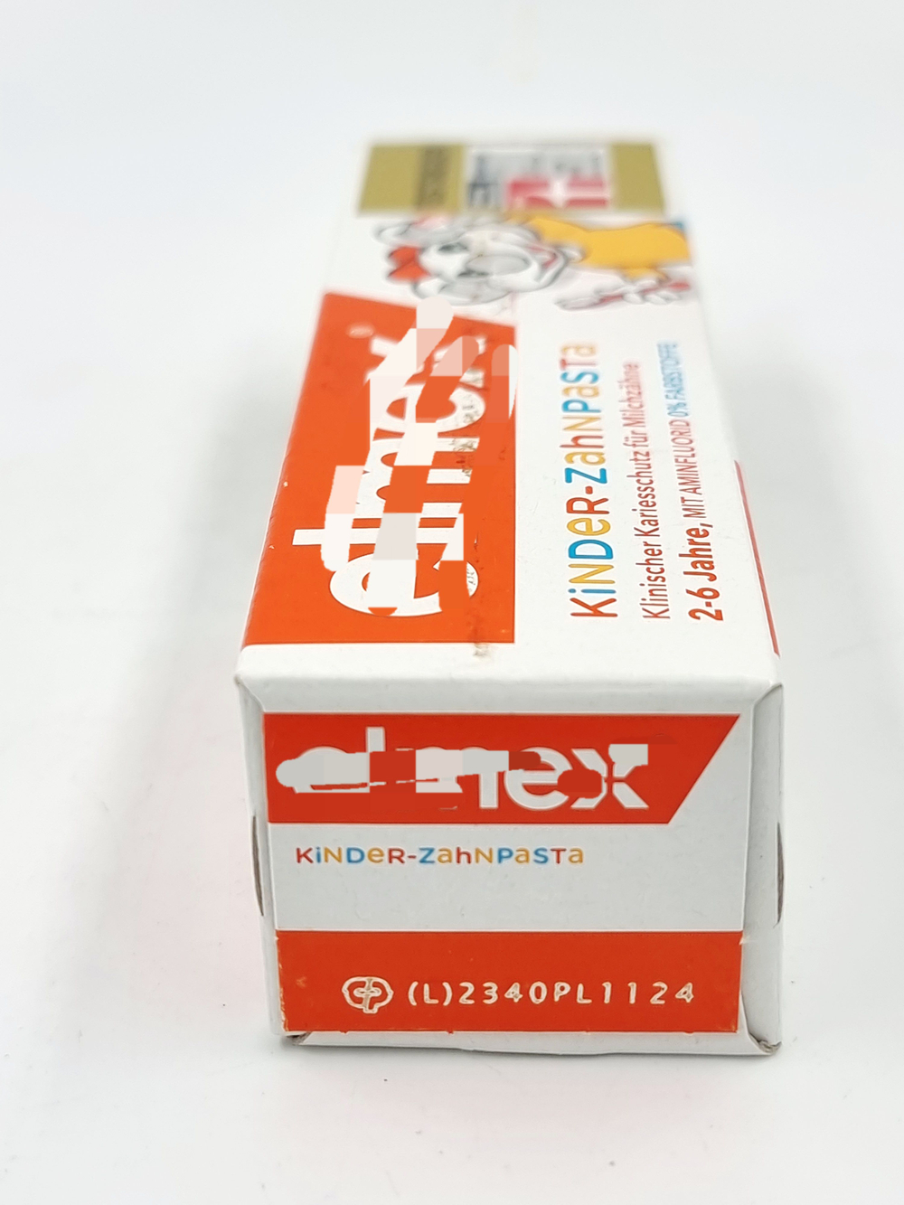 Зубная паста детская Kinder с фтором (1000 ppm) от 2 до 6 лет, 50 мл (из Финляндии)
