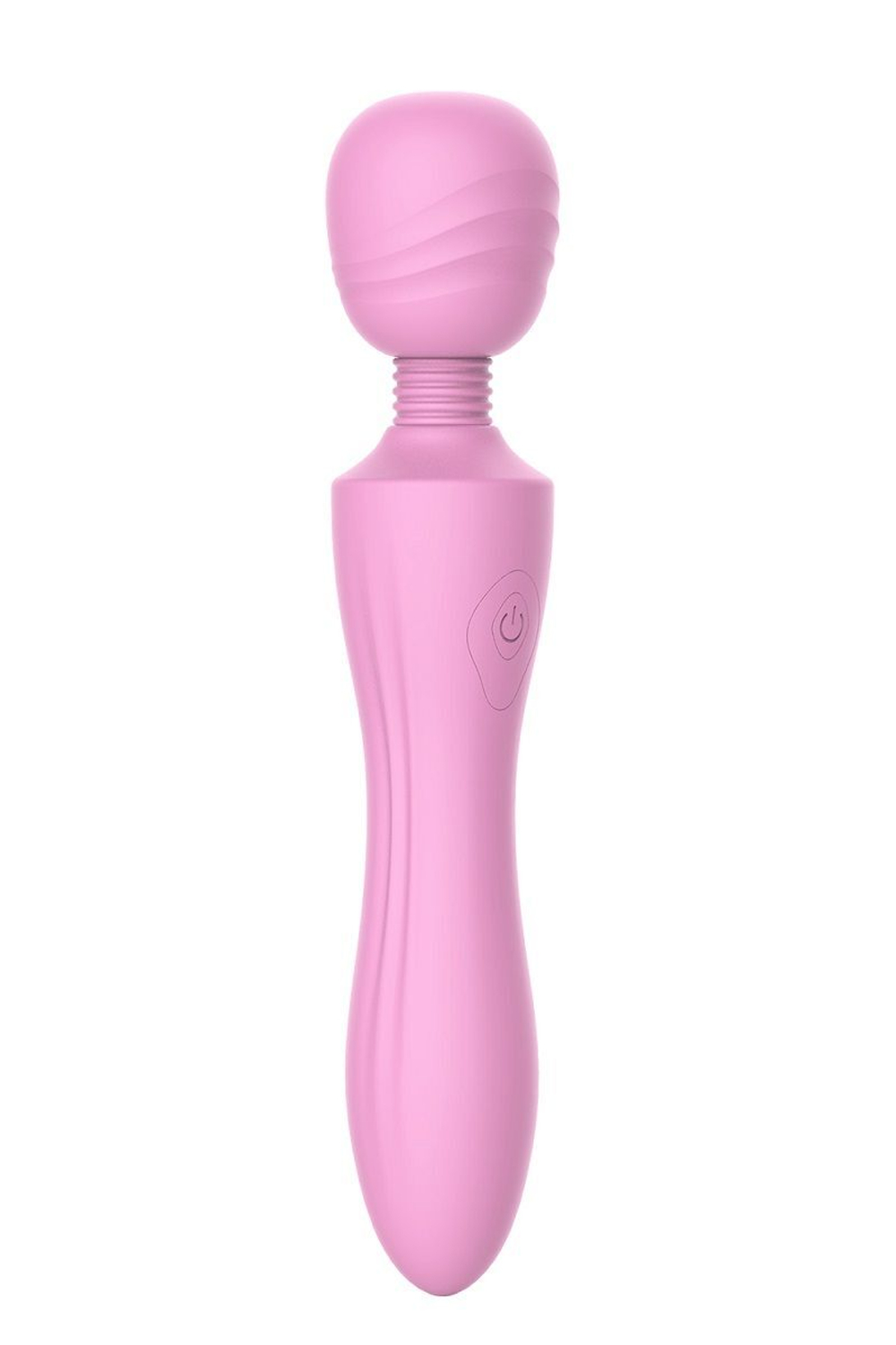 Розовый жезловый вибромассажер Pink Lady - 21,6 см.