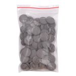 Пуговицы на ножке 24L=15 мм, (Gray (серый)) NE68, 72 шт
