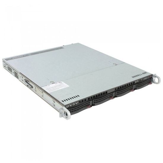Сервер Supermicro SYS-5019P-M без процессора/без ОЗУ/без накопителей/количество отсеков 3.5" hot swap: 4/350 Вт/LAN 1 Гбит/c