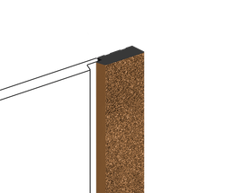 Финишный молдинг декорированный HiWood, 270x3,1 см