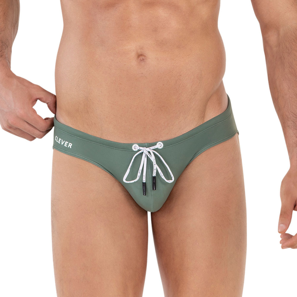 Зеленые классические плавки Cool Swimsuit Brief (Размер: L) (Цвет: зеленый)
