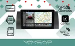 Магнитола для BMW X5 (E53) 2000-2007, 5 (E39) 1996-2003 - Vaycar VA07-0707-2K на Android 13, Быстрая, 2K QLED, CarPlay, 4G SIM-слот