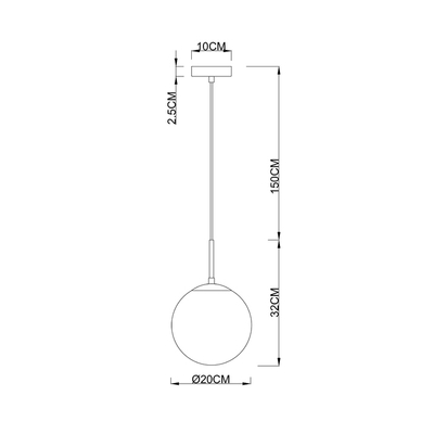 Подвесной светильник Arte Lamp VOLARE A1563SP-1BK, 1хE27