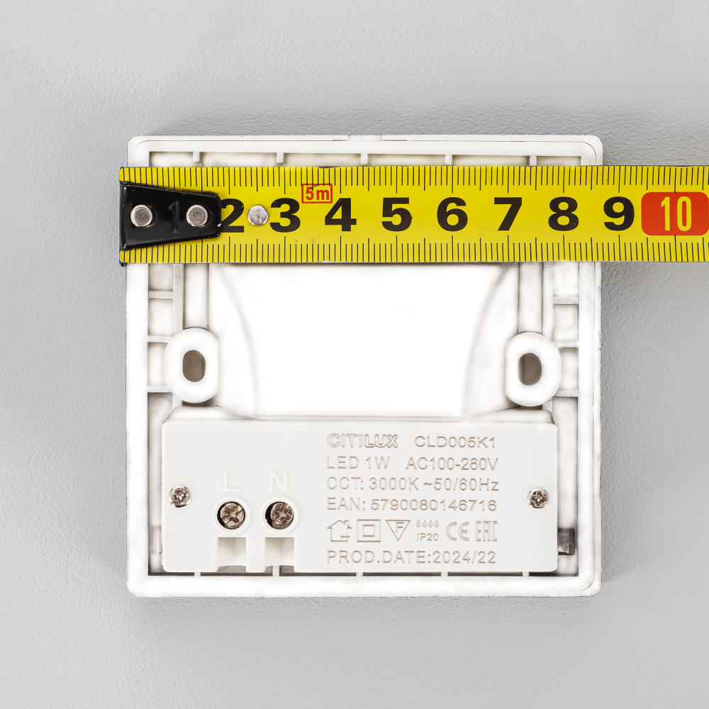 Citilux Скалли CLD005K1 LED Встраиваемый светильник лестничный Графит
