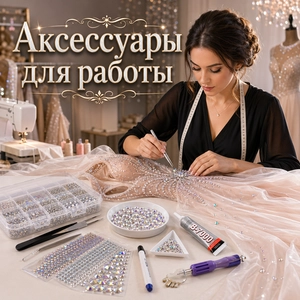 Крепление страз