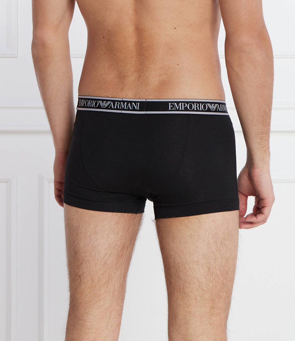 Трусики-боксеры 3шт. Emporio Armani - черный(112130 4R717)