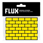 Наклейка Flux Eggshell жёлтая кирпичная стена 1шт.