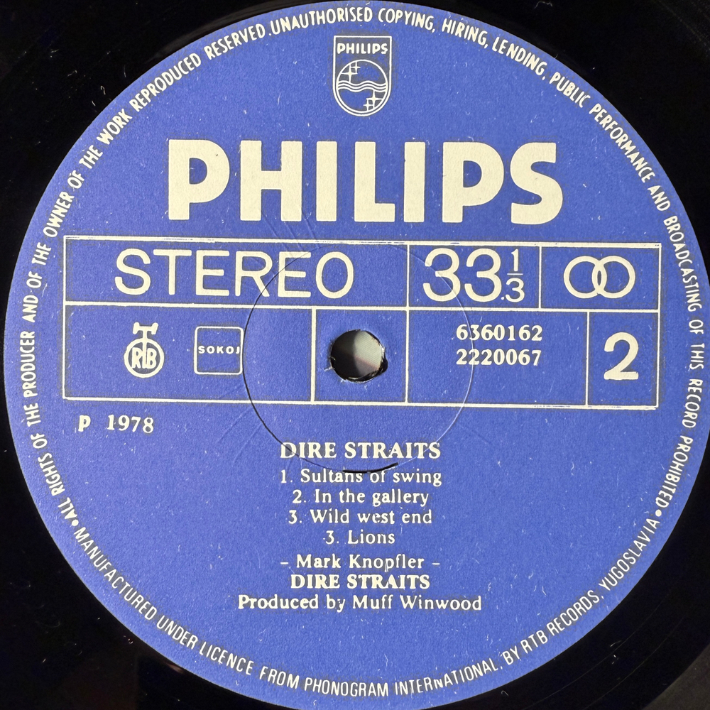 Виниловая пластинка Dire Straits - Dire Straits LP