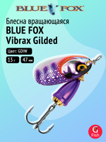 Блесна рыболовная вращающаяся Blue Fox Vibrax Gilded №0, 3 г, GDBST