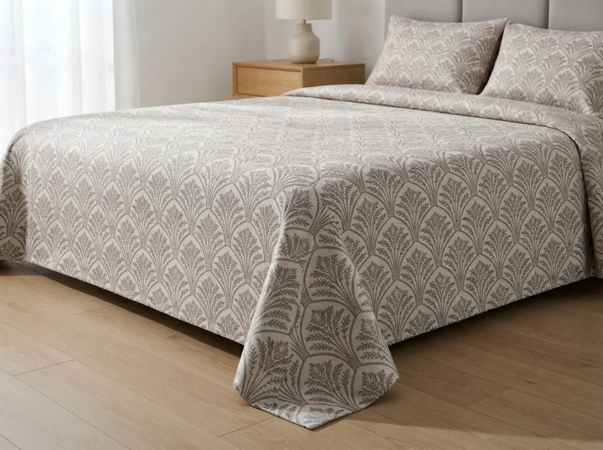 Velora Home Покрывало 1шт. 240х260 + наволочки 2 шт. 50х70 Sidelya Коричневый 100% Хлопок Kahve — фото 5