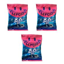 Мармелад Lotte Jellysious Акула апельсин и клубника 70 г 3 шт