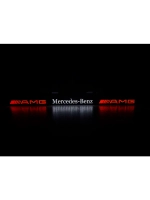 Рамка для номера с подсветкой. Mersedes AMG