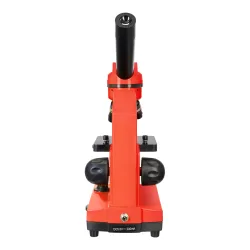 Микроскоп Levenhuk Rainbow 2L Orange\Апельсин - вид сзади