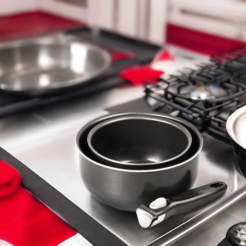 Набор посуды Tefal Ingenio Black 3 3 предмета 16/20см  04131830