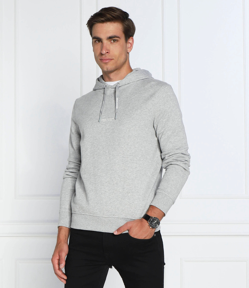Худи Armani Exchange - серый(8NZM94 ZJKRZ)