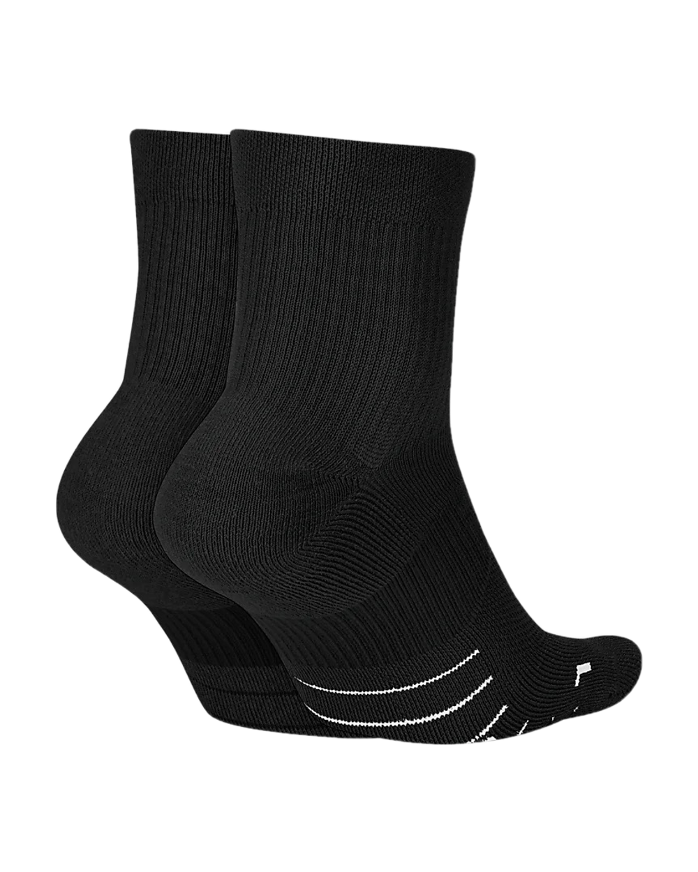 Носки черные Nike Multiplier (2 пары)