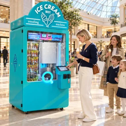 Вендинговый автомат мороженого «IceBot Soft+»