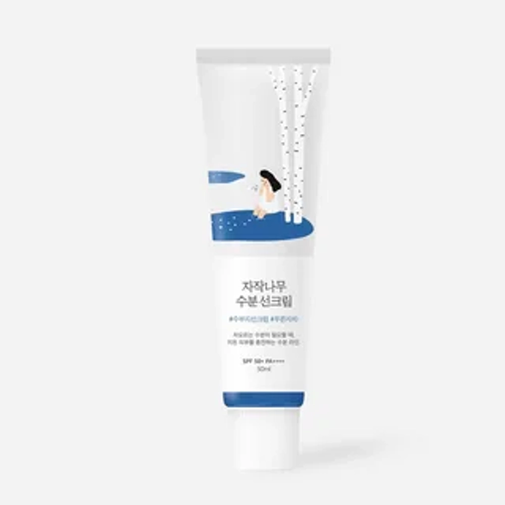 Увлажняющий санскрин с берёзовым соком Round Lab Birch Juice Moisturizing Sunscreen SPF50+ PA++++