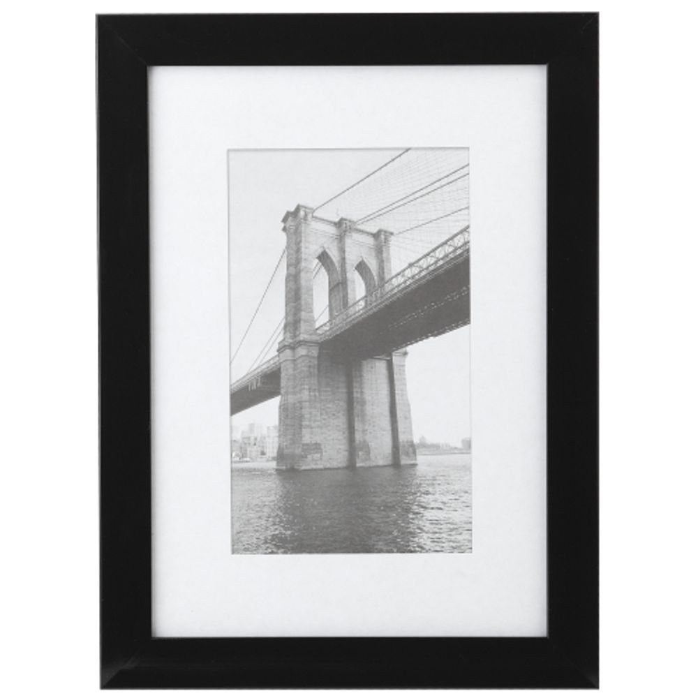 Фоторамка Image Art 601 30х40 пластиковая со стеклом чёрная | Image Art