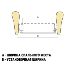 Механизм для дивана французская раскладушка / Ифагрид 120