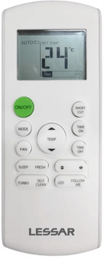 Сплит-система кондиционер настенный Lessar Amigo LS-HE09KRA2A/LU-HE09KRA2A на 26 м²