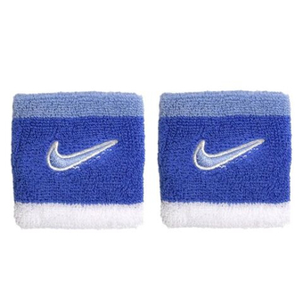 Напульсник теннисный Nike Swoosh Classic 2P - cream/blue/light blue