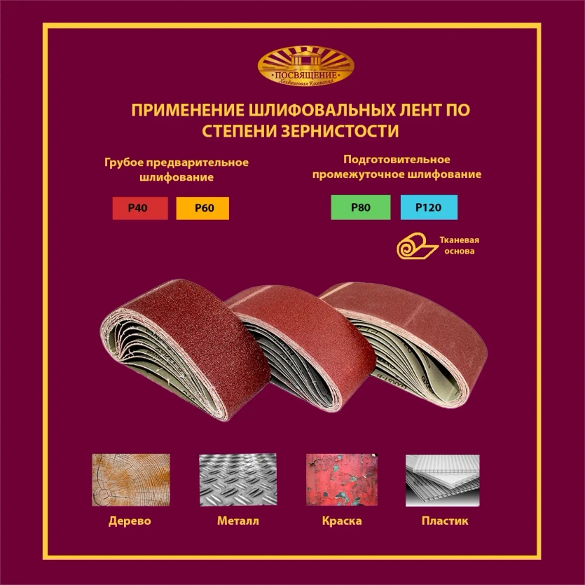 Лента бесконечная ЛБ2 100х610 P100