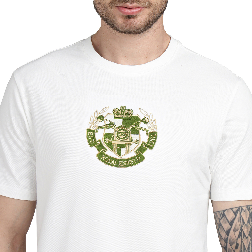 Футболка Royal Enfield CHEST EMBROIDERY PIQ