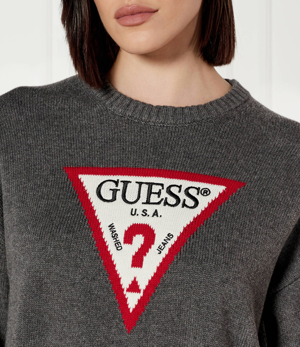 Свитер Guess Jeans - серый(W4BR12 Z3HM1)