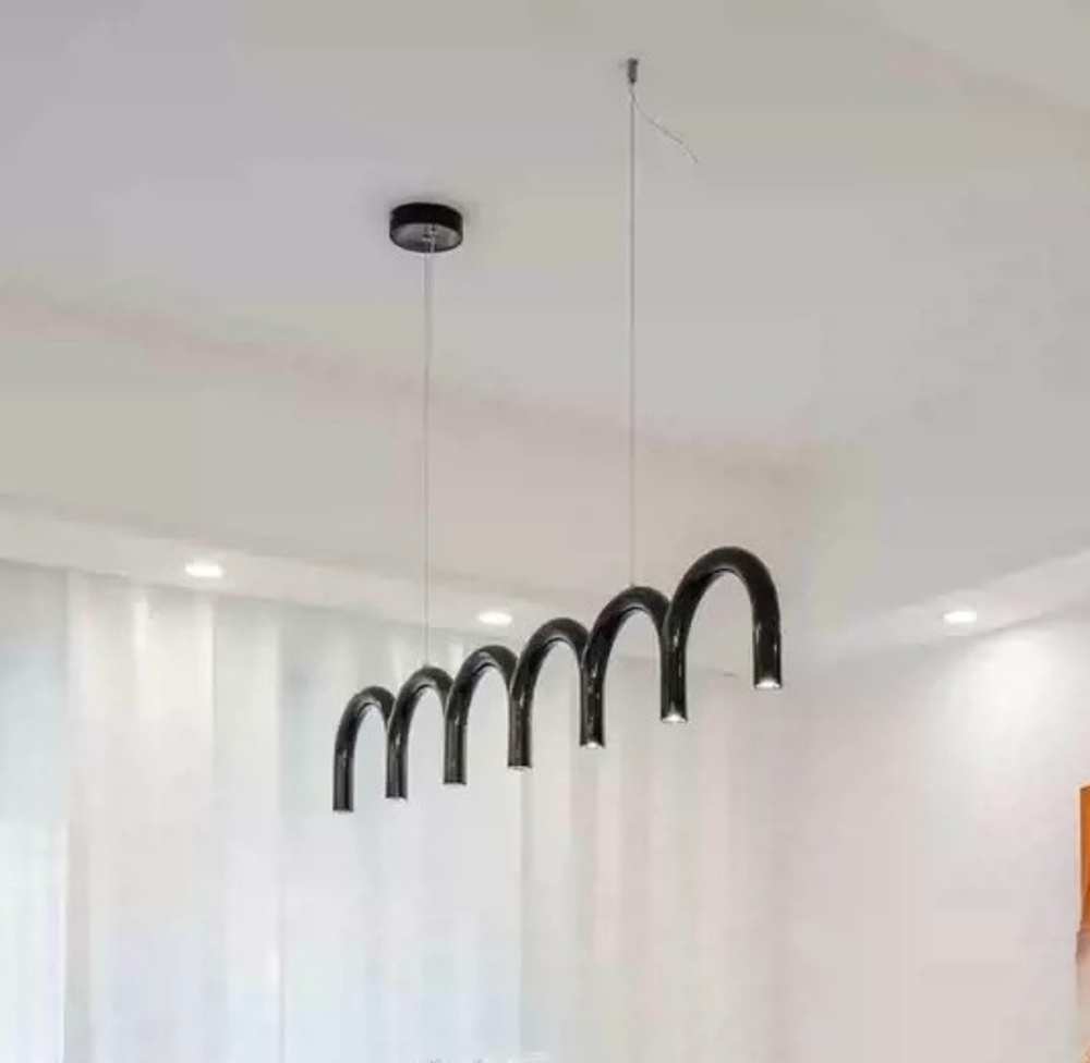 Pendant Chandelier ARCH BLACK by OBLURE
