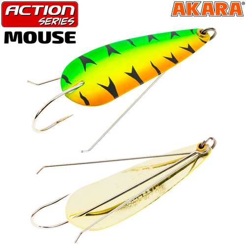 Блесна колеб. незац. Akara Action Series Weedless Mouse 70 12гр. 3/7oz. AB24