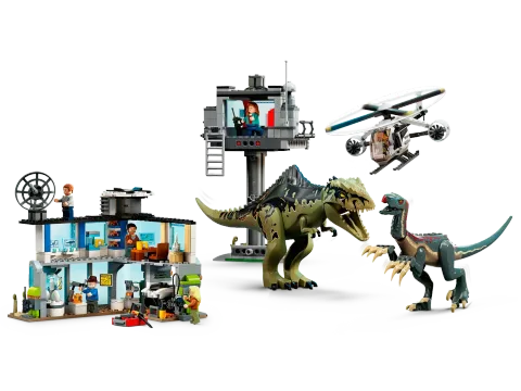 Конструктор LEGO Jurassic World 76949 Атака гигантозавра и теризинозавра
