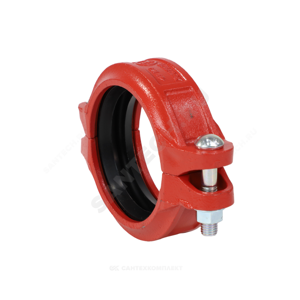 Муфта гибкая грувлок ковкий чугун XGQT02B Ду100 (Дн114) Ру25 JIANZHI
