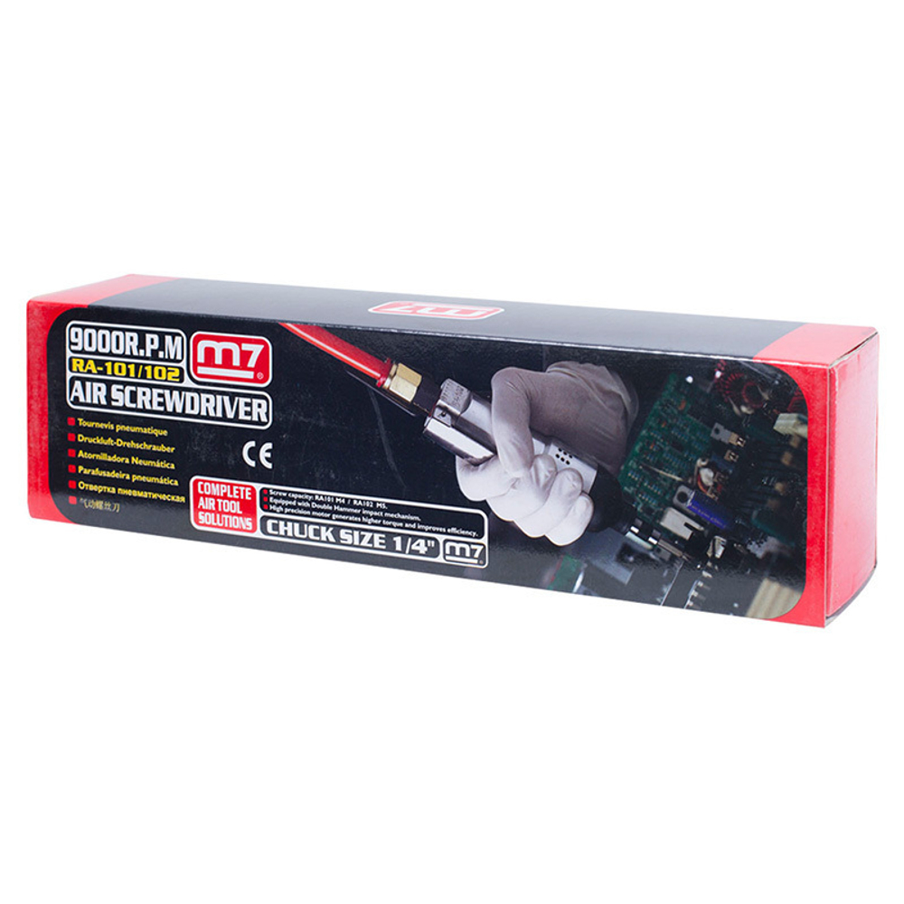 MIGHTY SEVEN (RA-101) Пневматический шуруповерт 12 Нм, 9000 об/мин