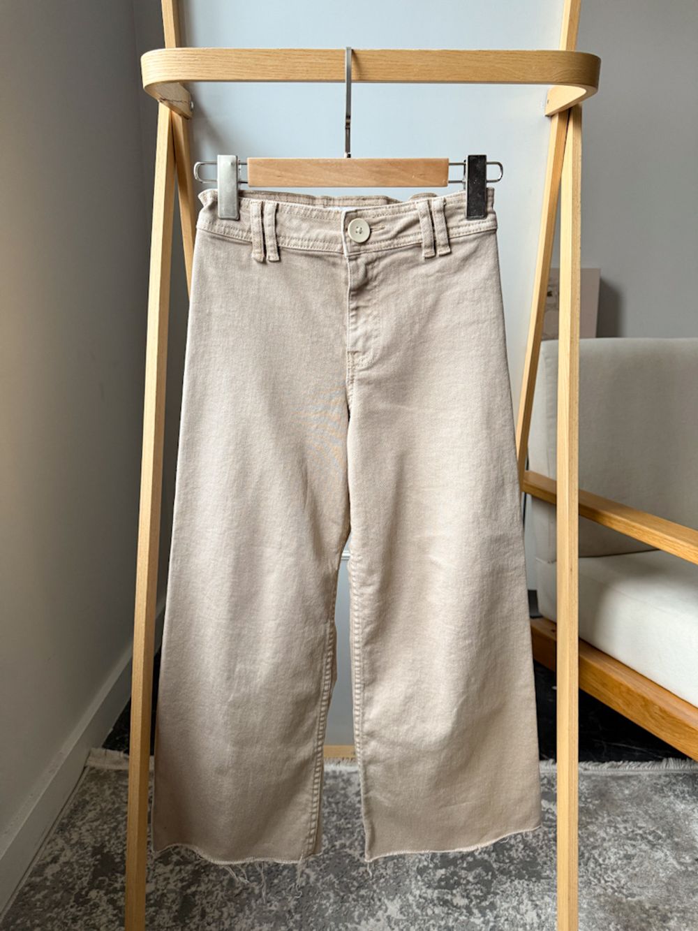 Хлопковые брюки Zara, 134