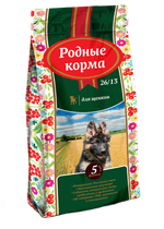 Сухой корм РОДНЫЕ КОРМА для щенков 26/13  2,045 кг