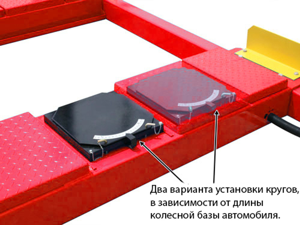 PEAK 412A Подъемник четырехстоечный, 5,5 т., под 3D сход-развал для длиннобазных автомобилей