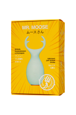 Вибратор Mr.Moose из силикона бирюзовый 9,5 см