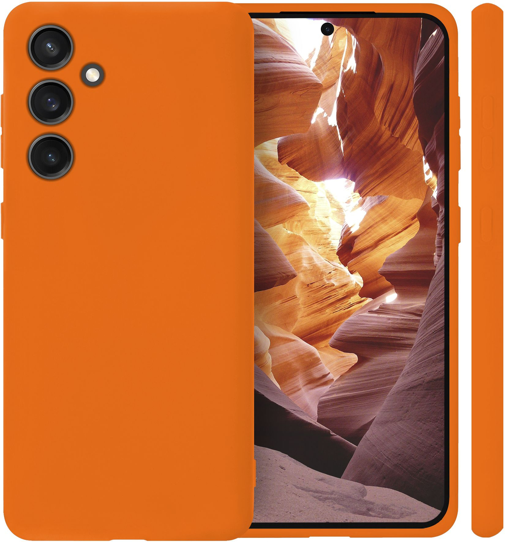 Мягкий Soft Touch чехол из силикона для SAMSUNG GALAXY S23 FE с бархатной подкладкой