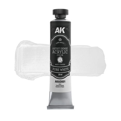 Artistic Dense Acrylic - Pure White